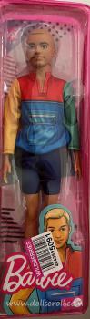 Mattel - Barbie - Fashionistas #163 - Color-Blocked Jacket-Style Top - Ken - Slender - Doll